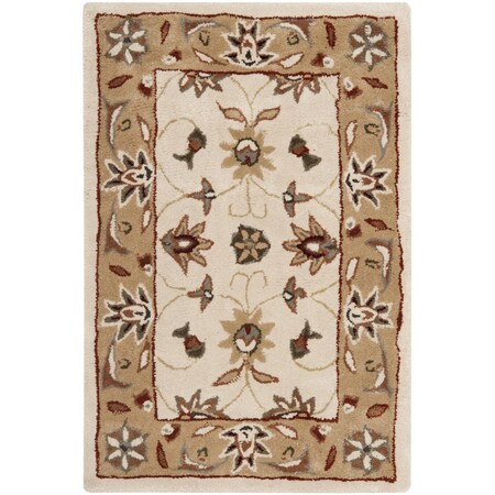 Safavieh 2 ft.-3 in. x 9 ft. Total Performance Hand Hooked Runner Area Rug, Ivory & Beige TLP725B-29